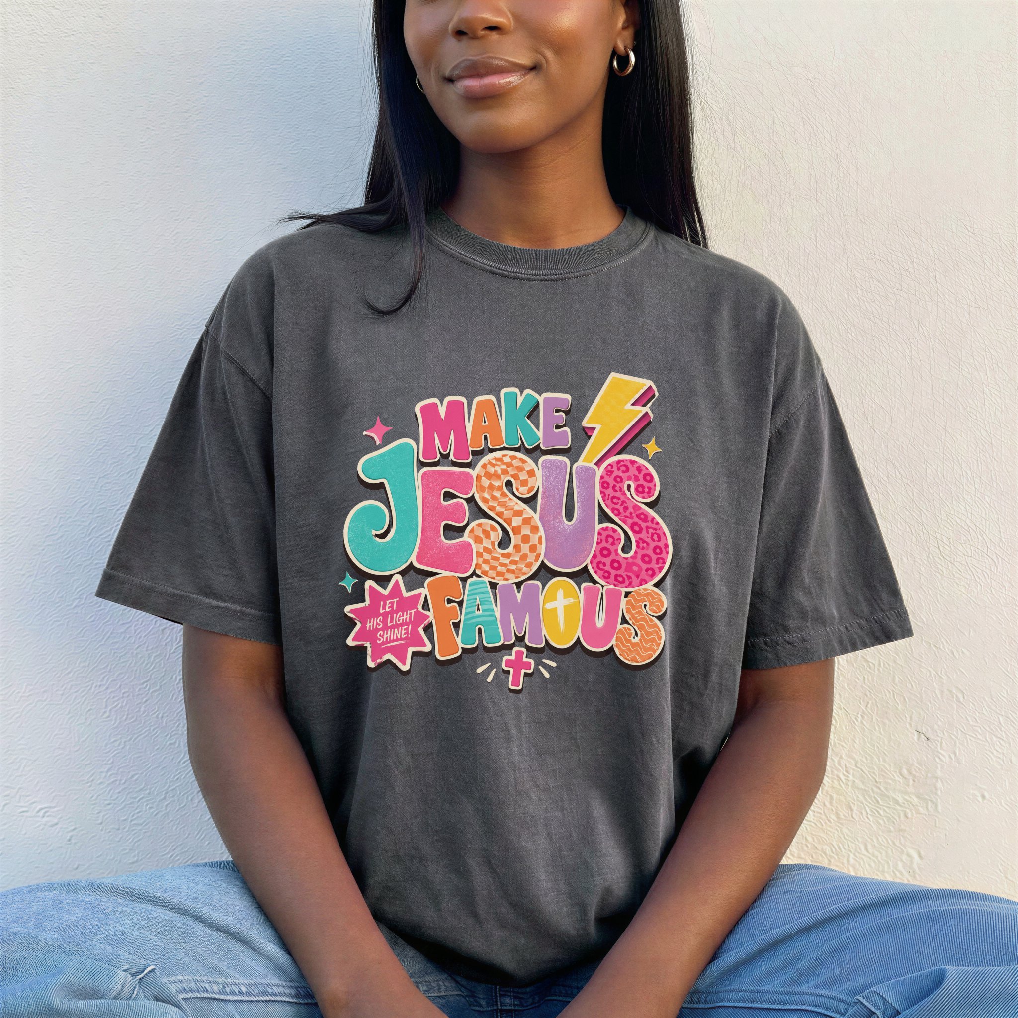 Make Jesus Famous Retro Tee - PRE ORDER