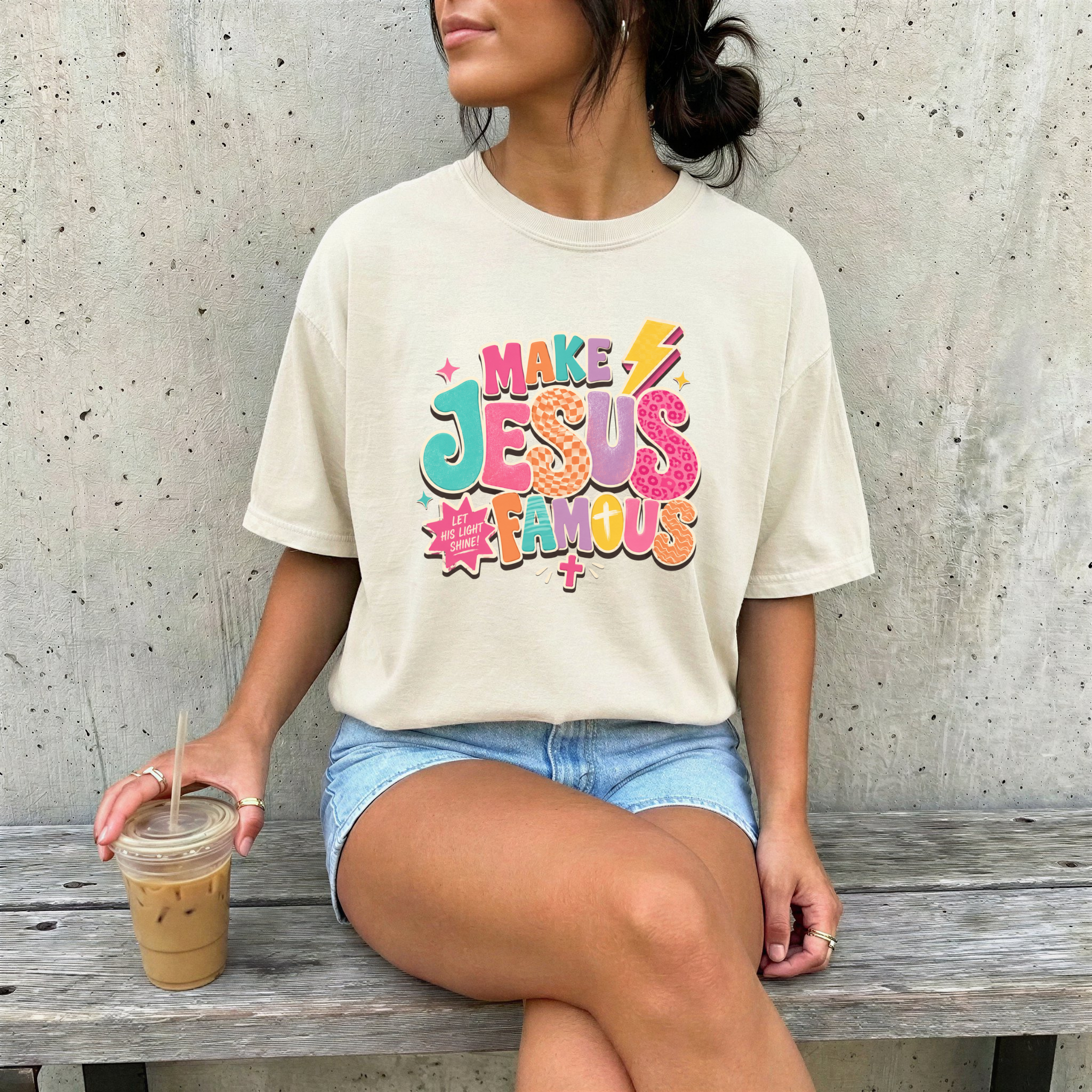 Make Jesus Famous Retro Tee - PRE ORDER