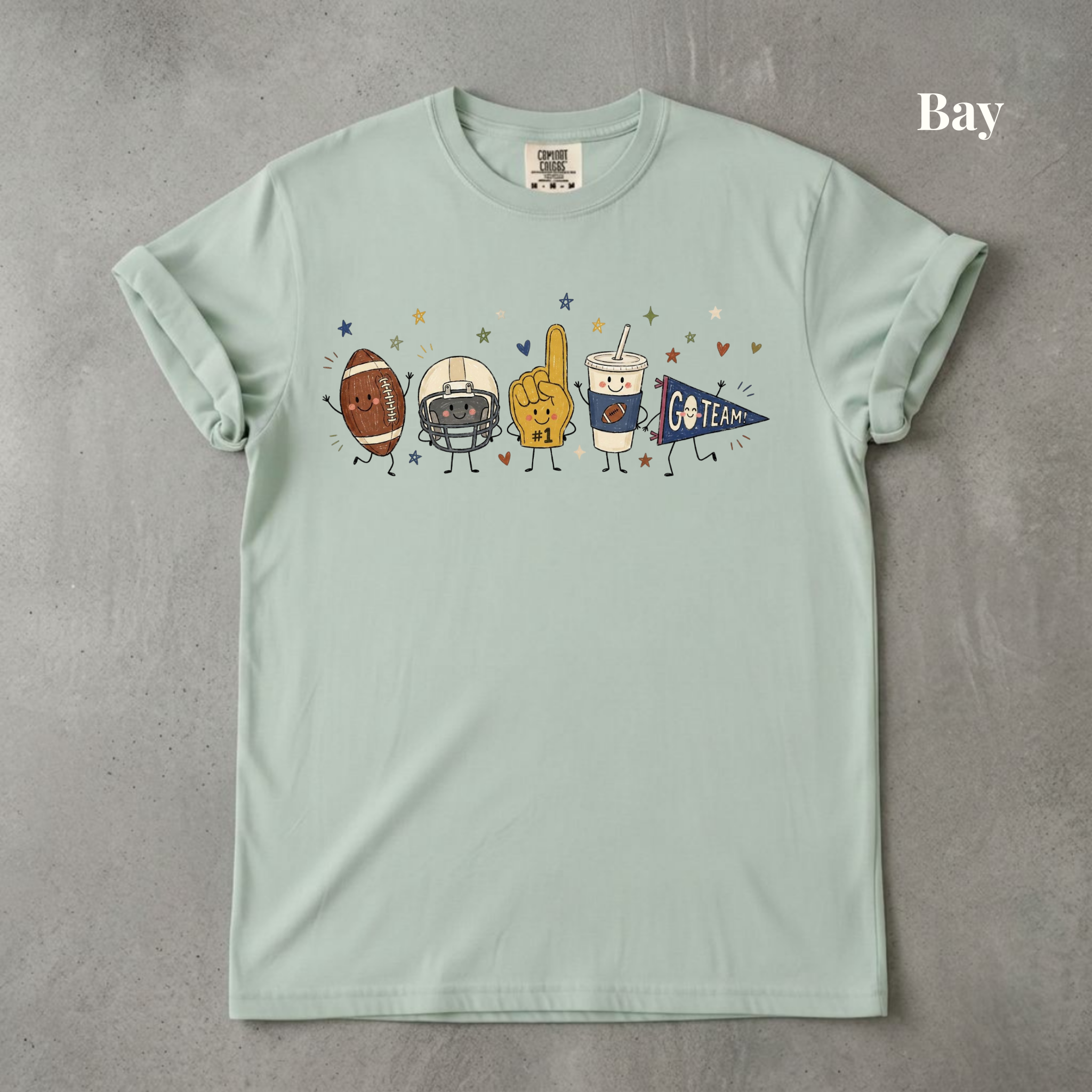 Football Doodle Graphic Tee