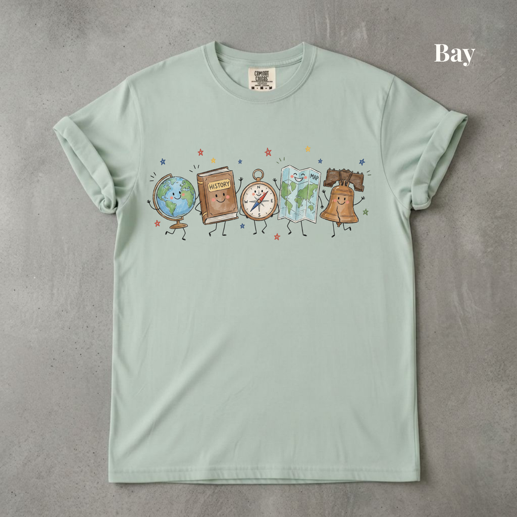 Social Studies Teacher Doodle Tee - PRE ORDER