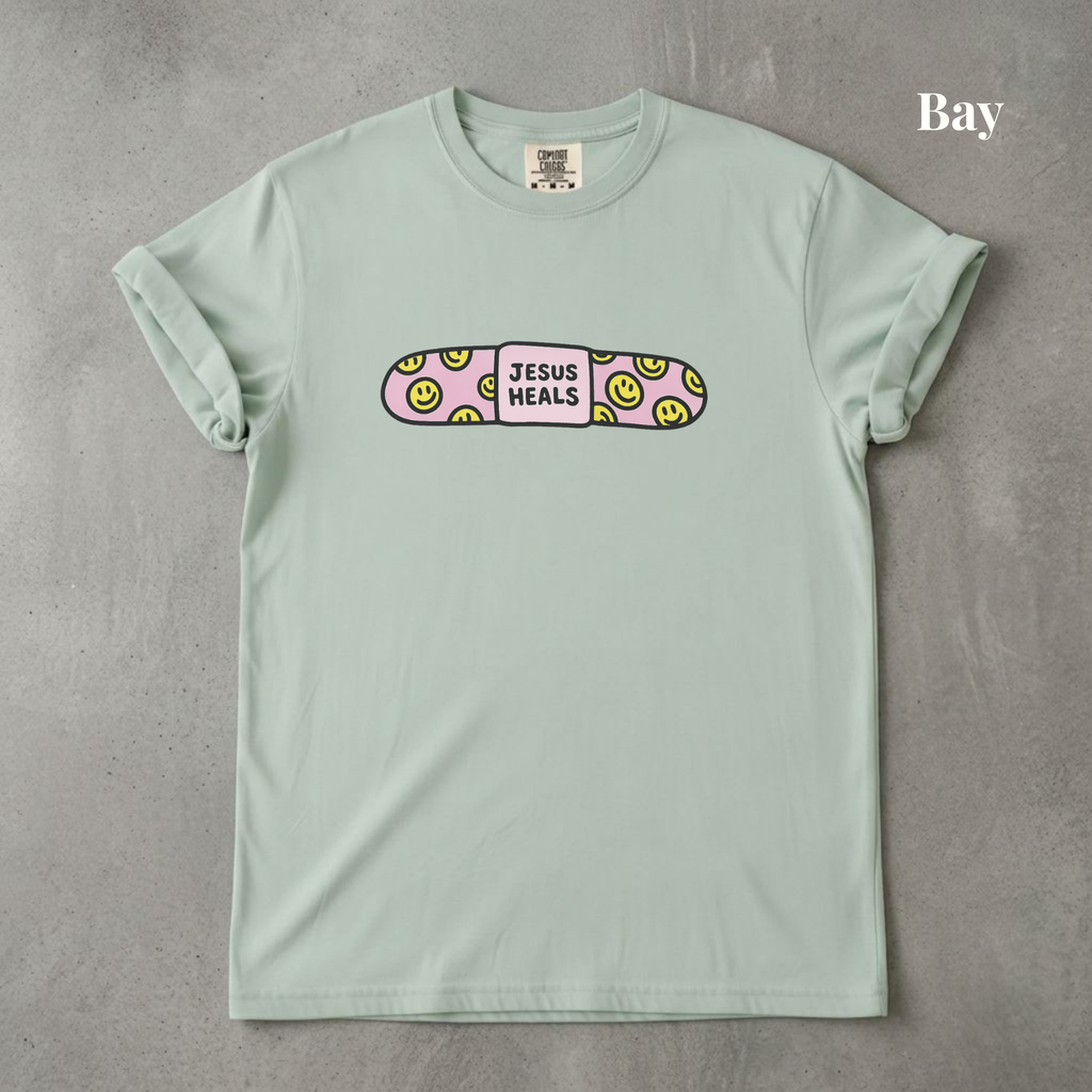Jesus Heals Bandaid Tee - PRE ORDER