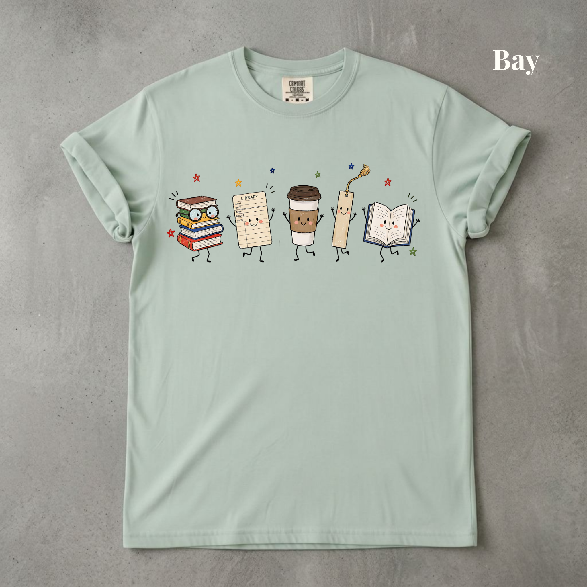 Librarian Doodle Graphic Tee