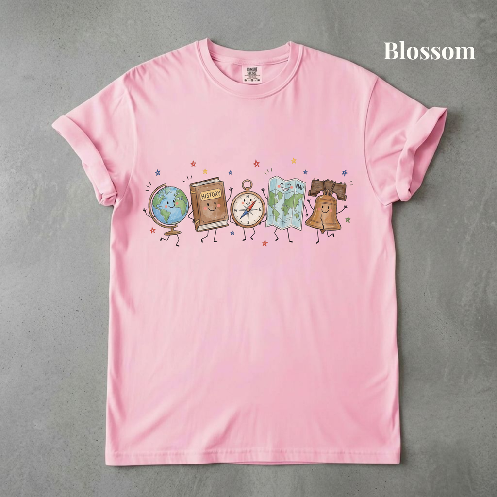 Social Studies Teacher Doodle Tee - PRE ORDER