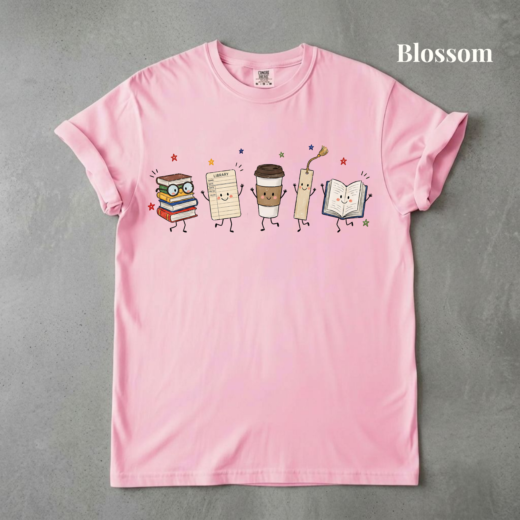 Librarian Doodle Graphic Tee