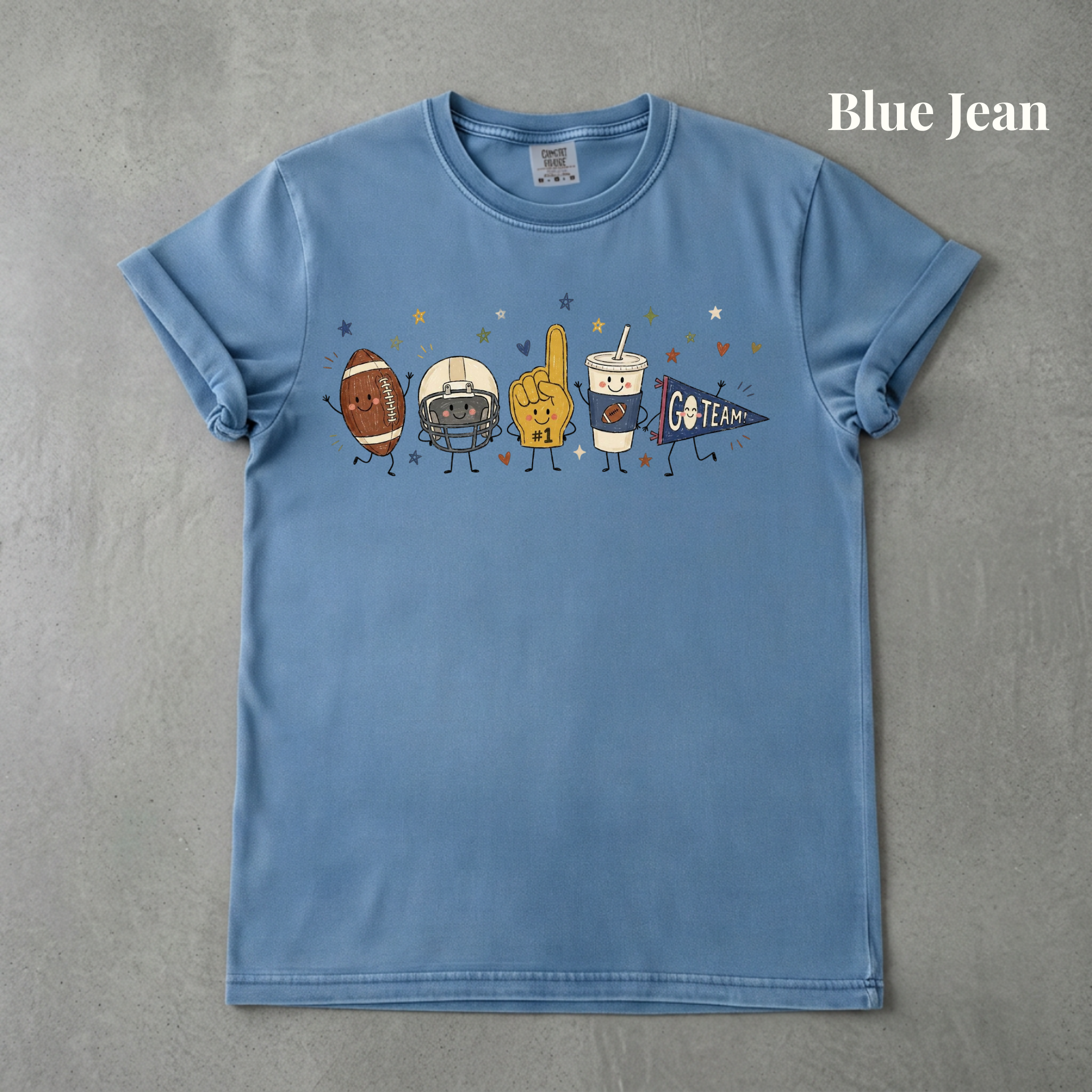 Football Doodle Graphic Tee