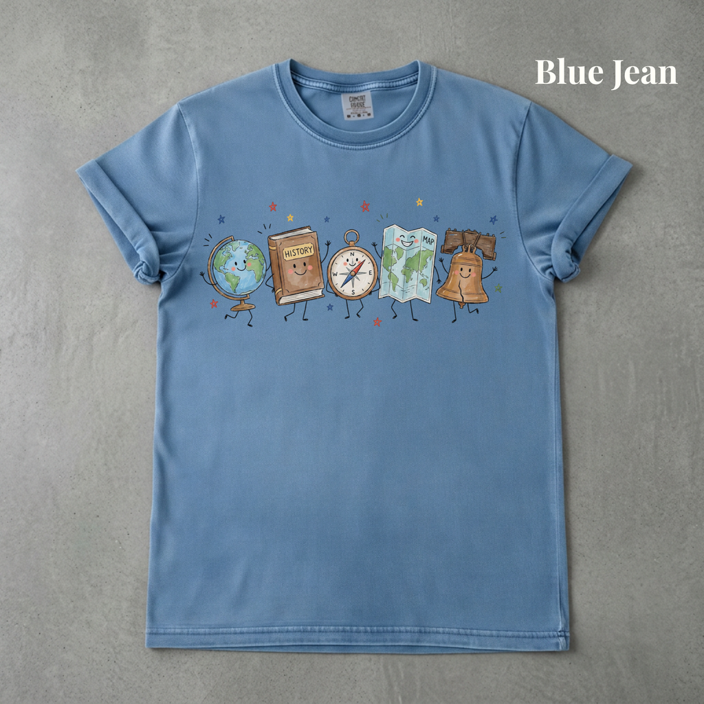 Social Studies Teacher Doodle Tee - PRE ORDER