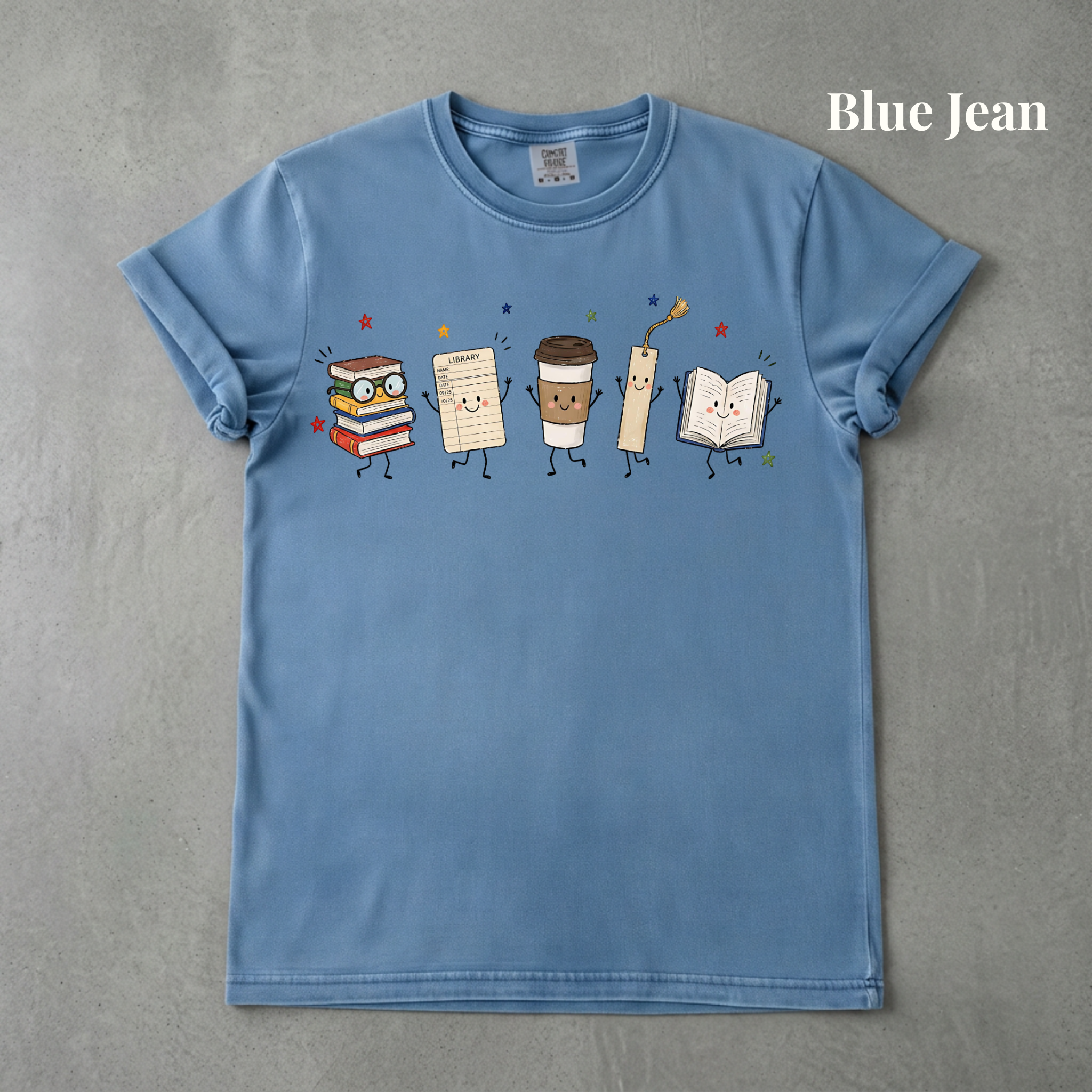 Librarian Doodle Graphic Tee