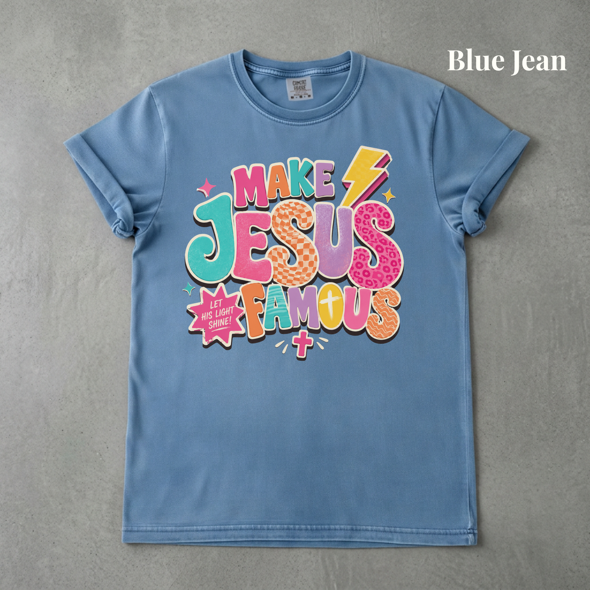 Make Jesus Famous Retro Tee - PRE ORDER