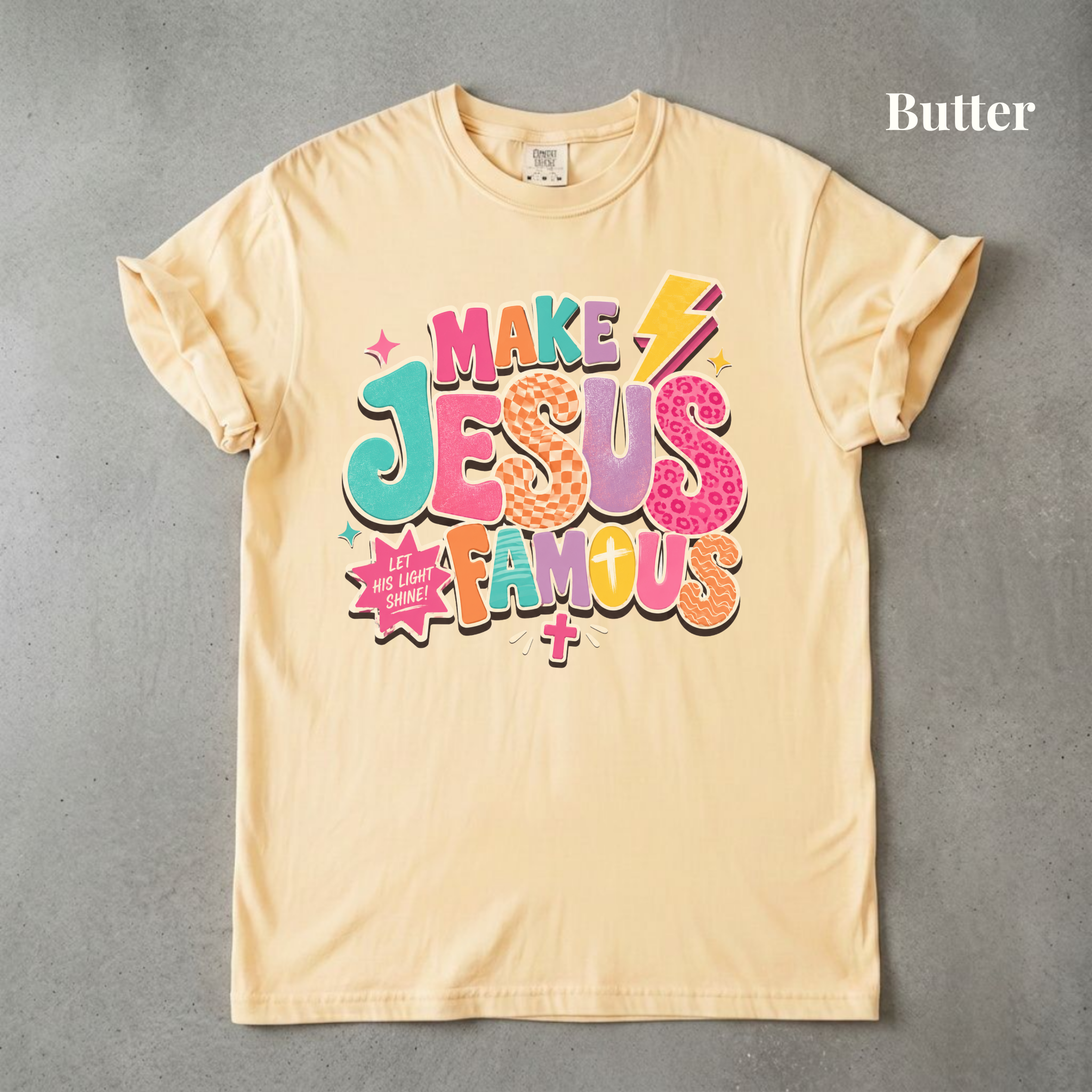 Make Jesus Famous Retro Tee - PRE ORDER