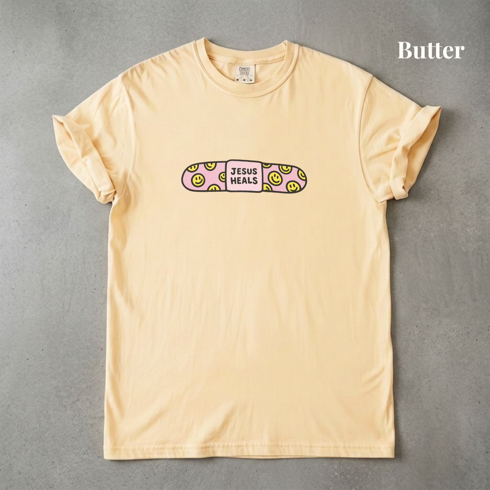 Jesus Heals Bandaid Tee - PRE ORDER