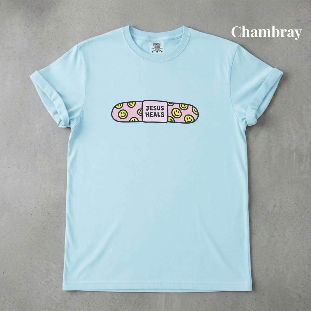 Jesus Heals Bandaid Tee - PRE ORDER