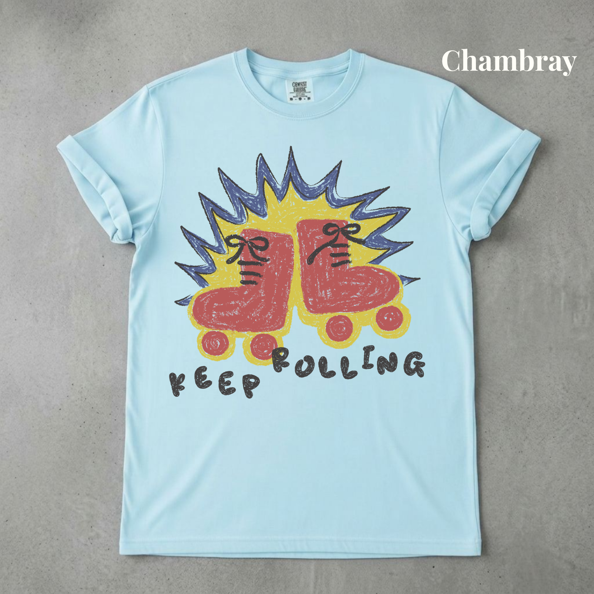 Keep Rollin Graphic Tee - PRE ORDER