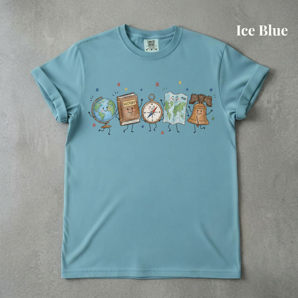 Social Studies Teacher Doodle Tee - PRE ORDER