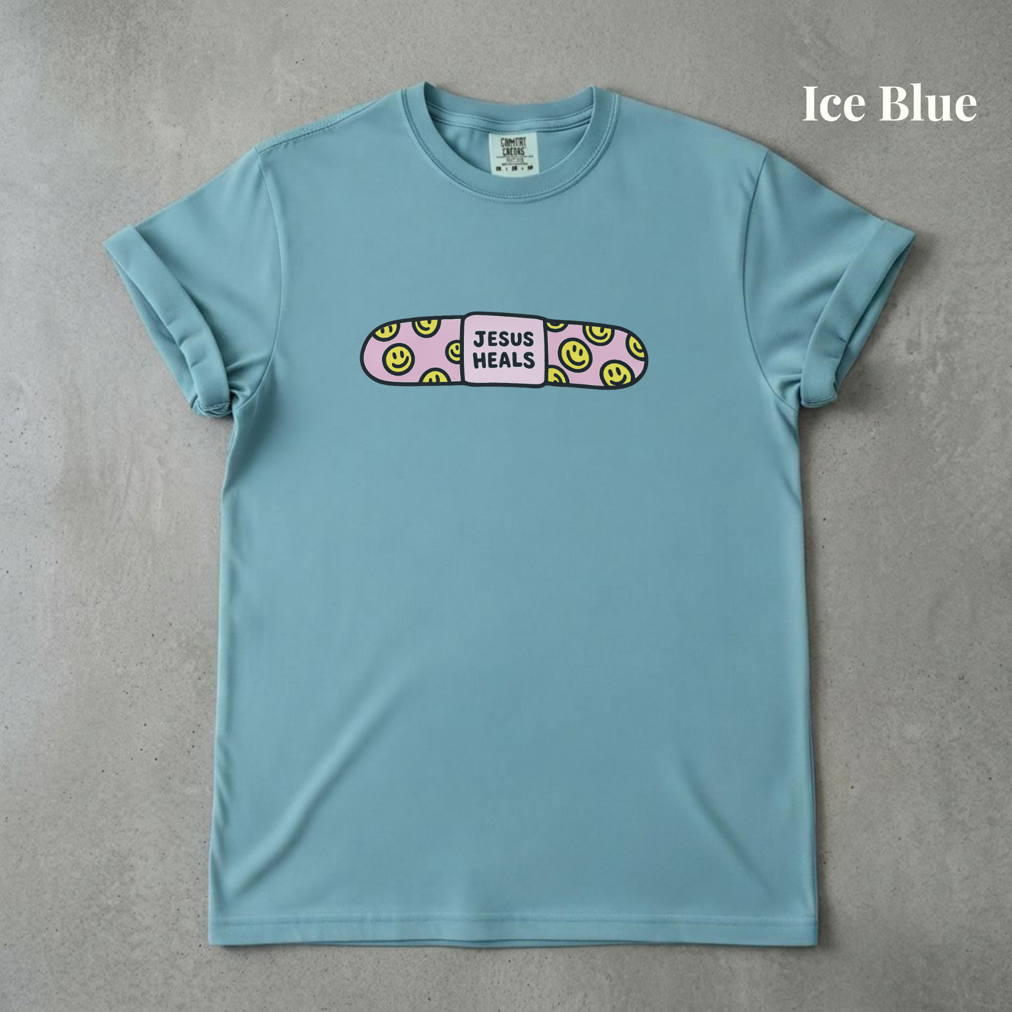 Jesus Heals Bandaid Tee - PRE ORDER