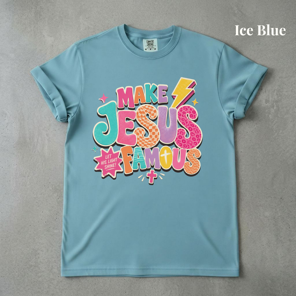 Make Jesus Famous Retro Tee - PRE ORDER