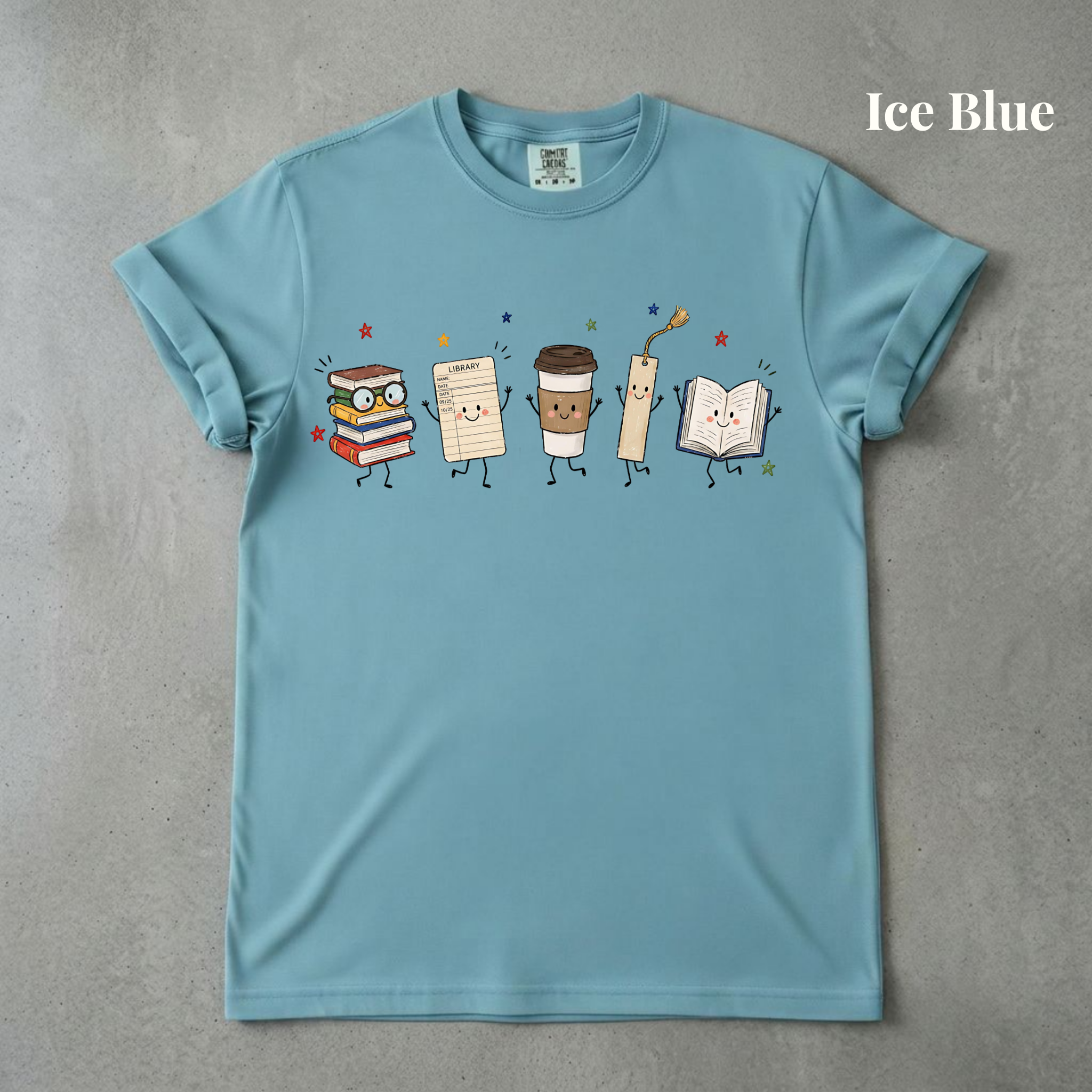 Librarian Doodle Graphic Tee