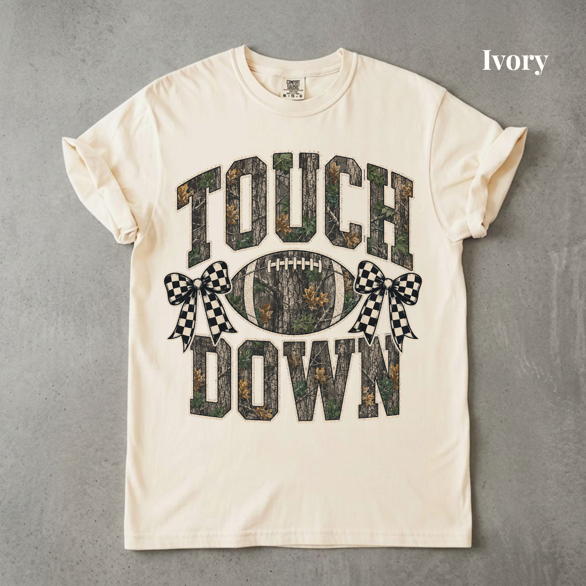 Camo Touch Down Graphic Tee