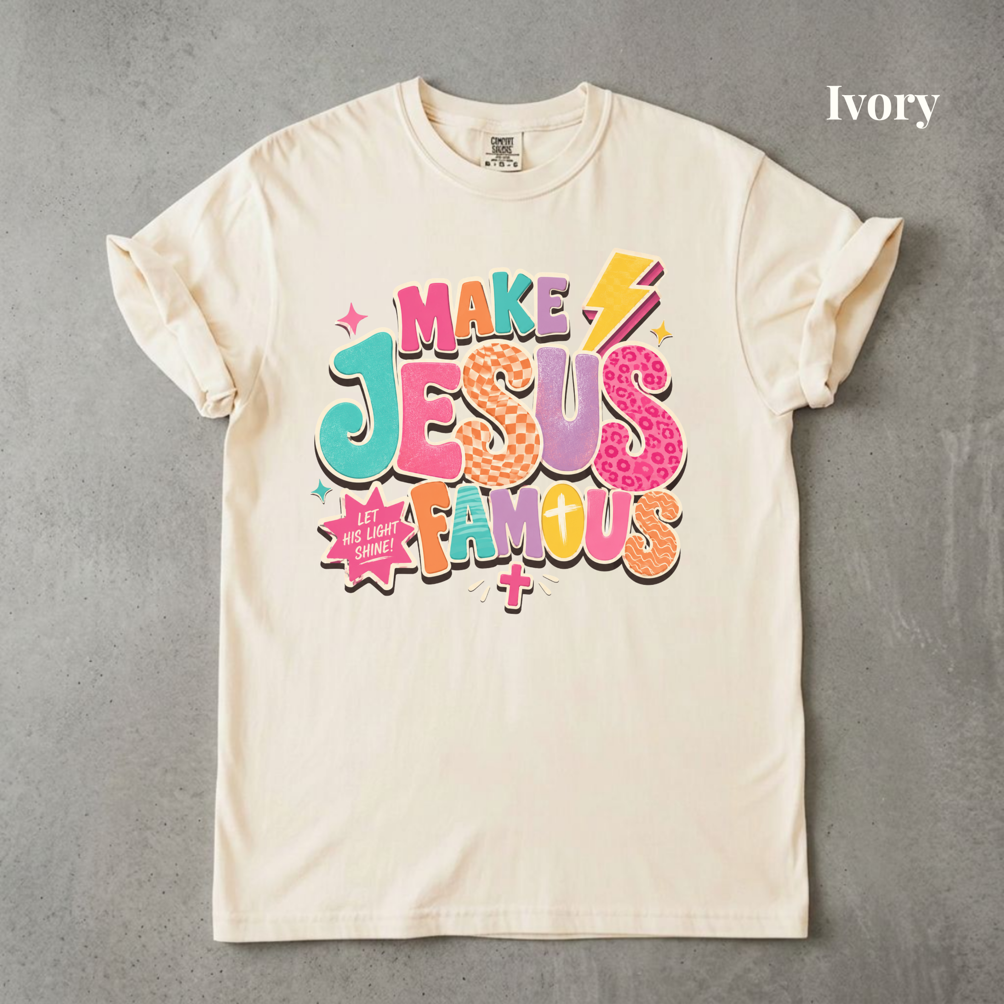 Make Jesus Famous Retro Tee - PRE ORDER