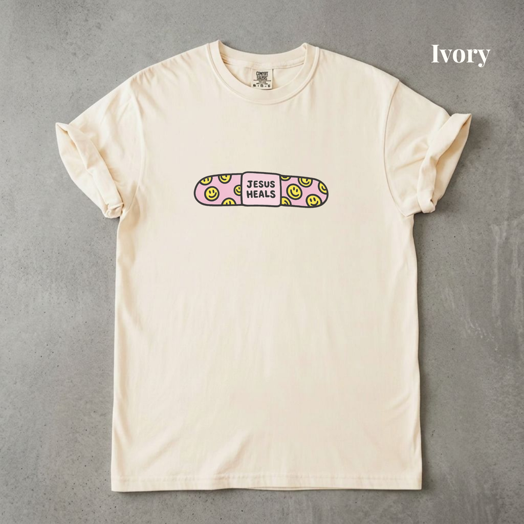 Jesus Heals Bandaid Tee - PRE ORDER