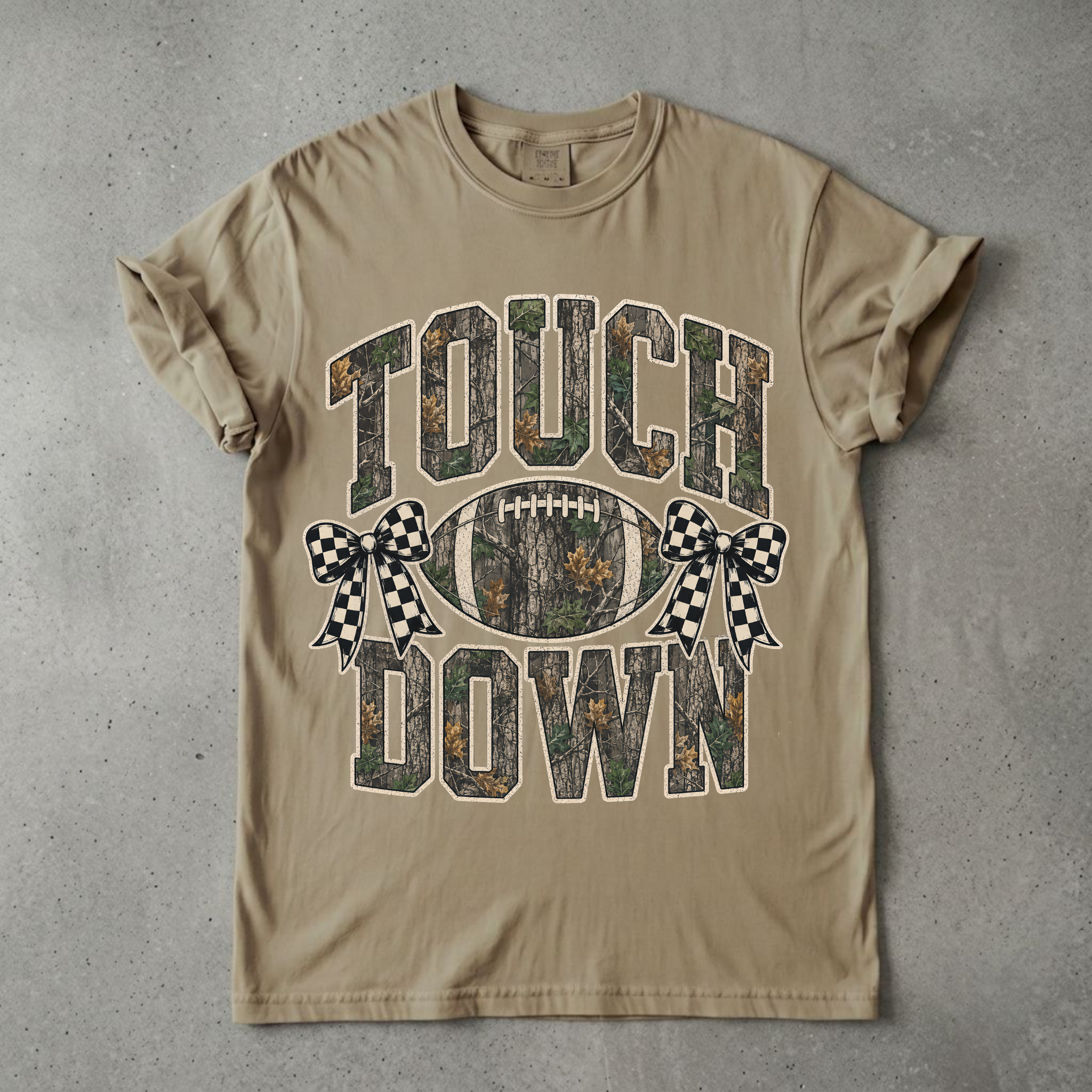 Camo Touch Down Graphic Tee