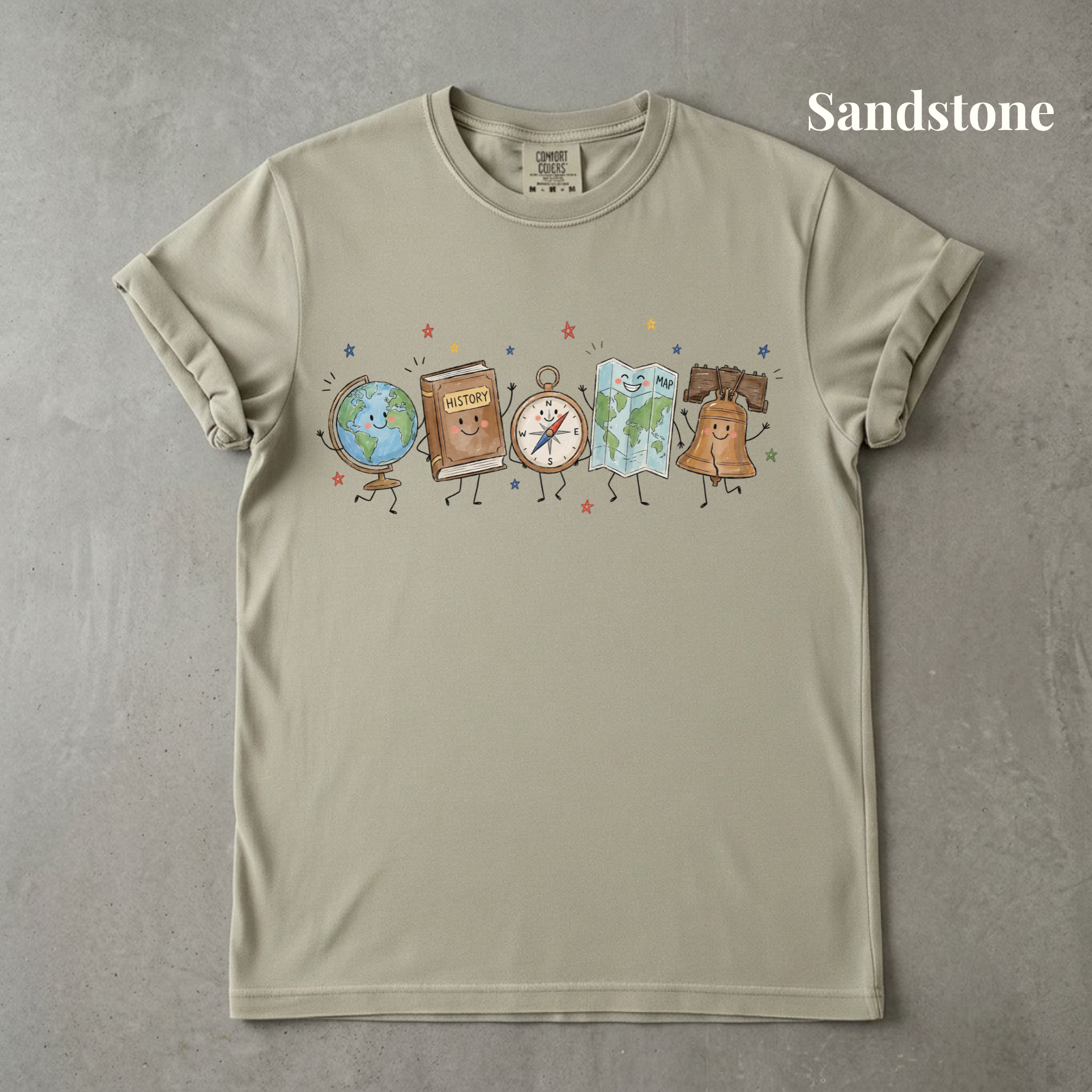 Social Studies Teacher Doodle Tee - PRE ORDER