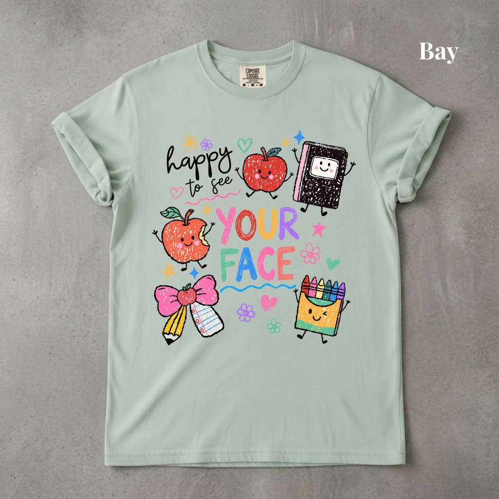 Happy to See Your Face Tee - PRE ORDER