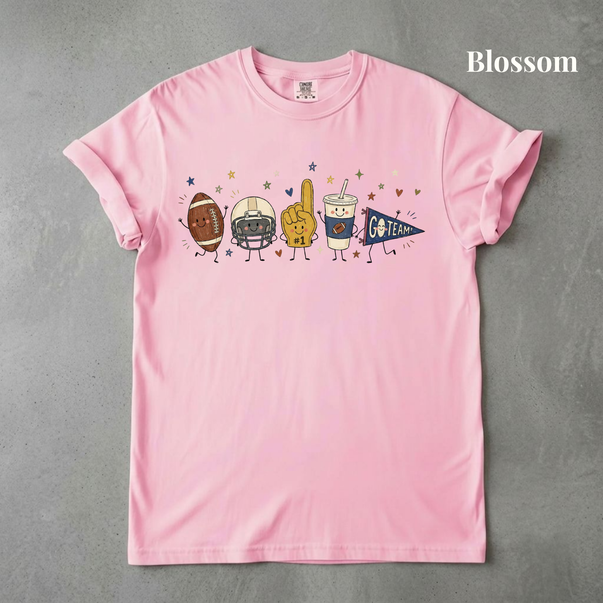 Football Doodle Graphic Tee