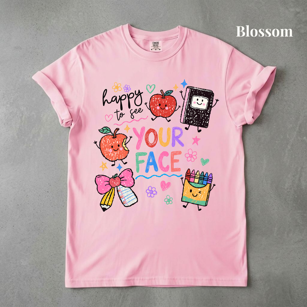 Happy to See Your Face Tee - PRE ORDER