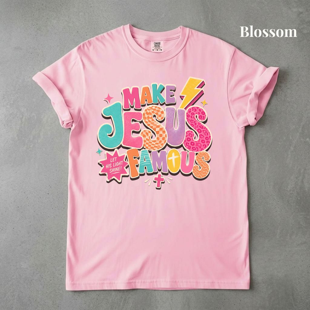 Make Jesus Famous Retro Tee - PRE ORDER