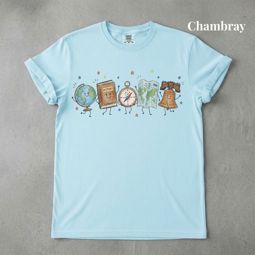 Social Studies Teacher Doodle Tee - PRE ORDER