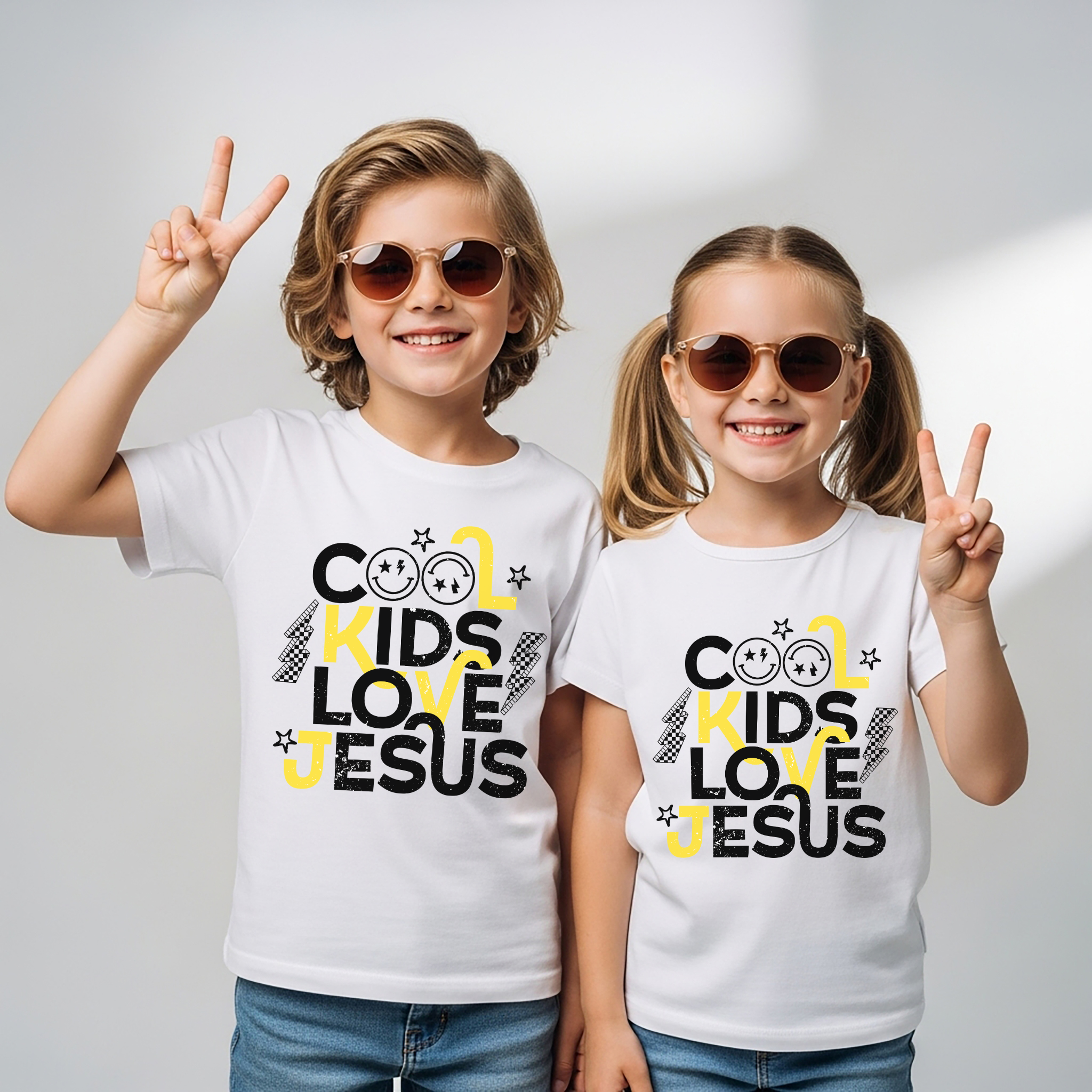 Cool Kids Love Jesus Retro Tee