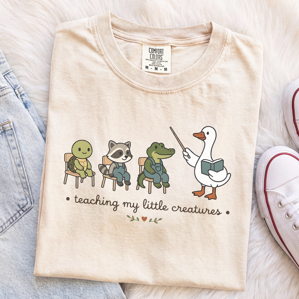 Teaching My Little Creatures Tee