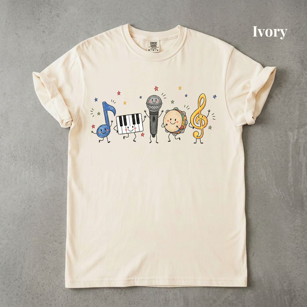 Music Teacher Doodle Tee - PRE ORDER