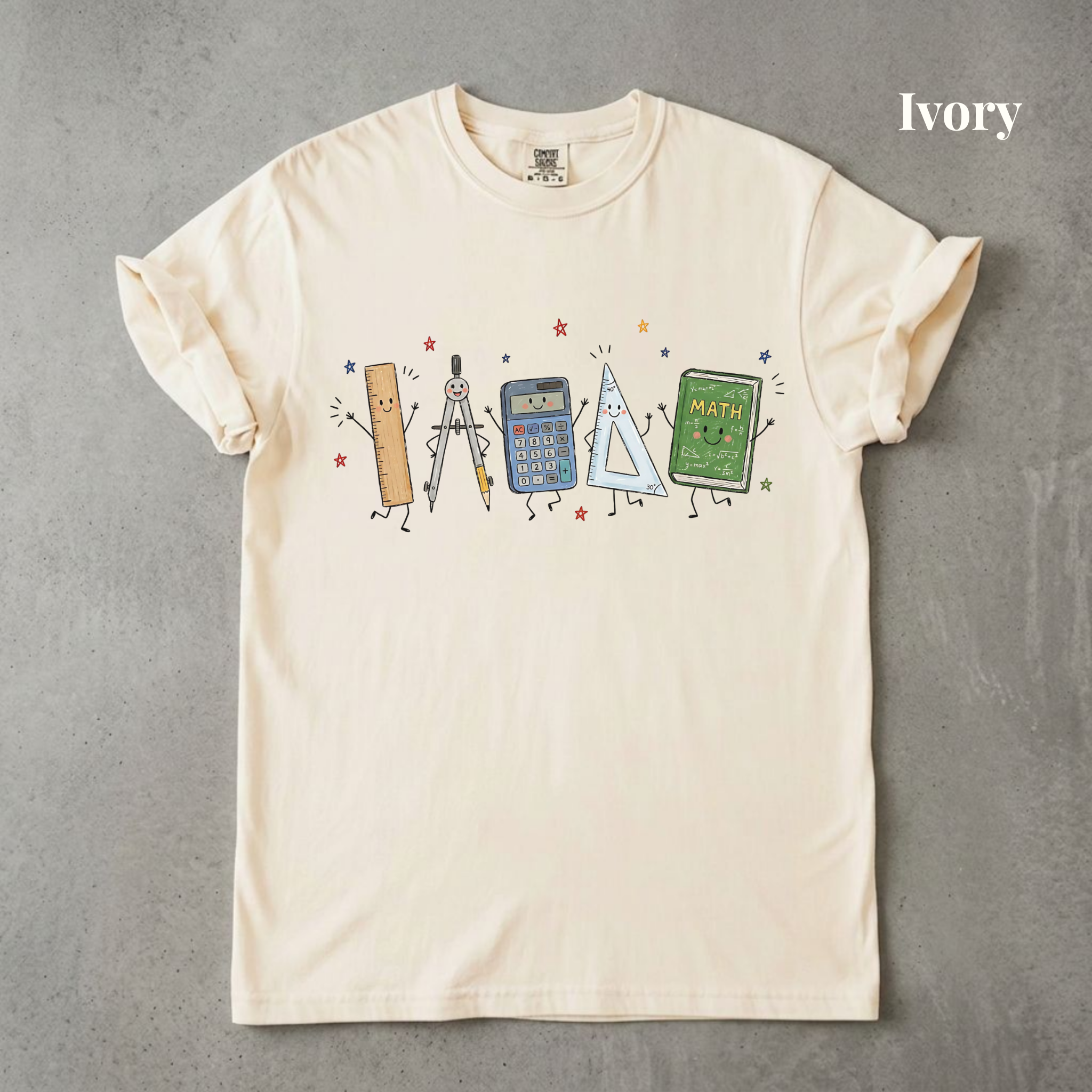 Math Teacher Doodle Tee - PRE ORDER