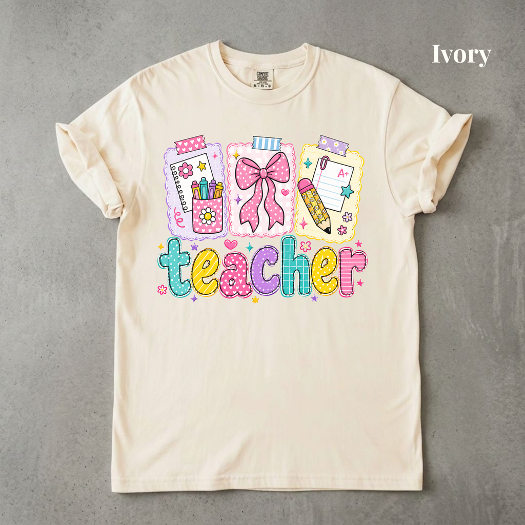 Cutesy Teacher Tee - PRE ORDER
