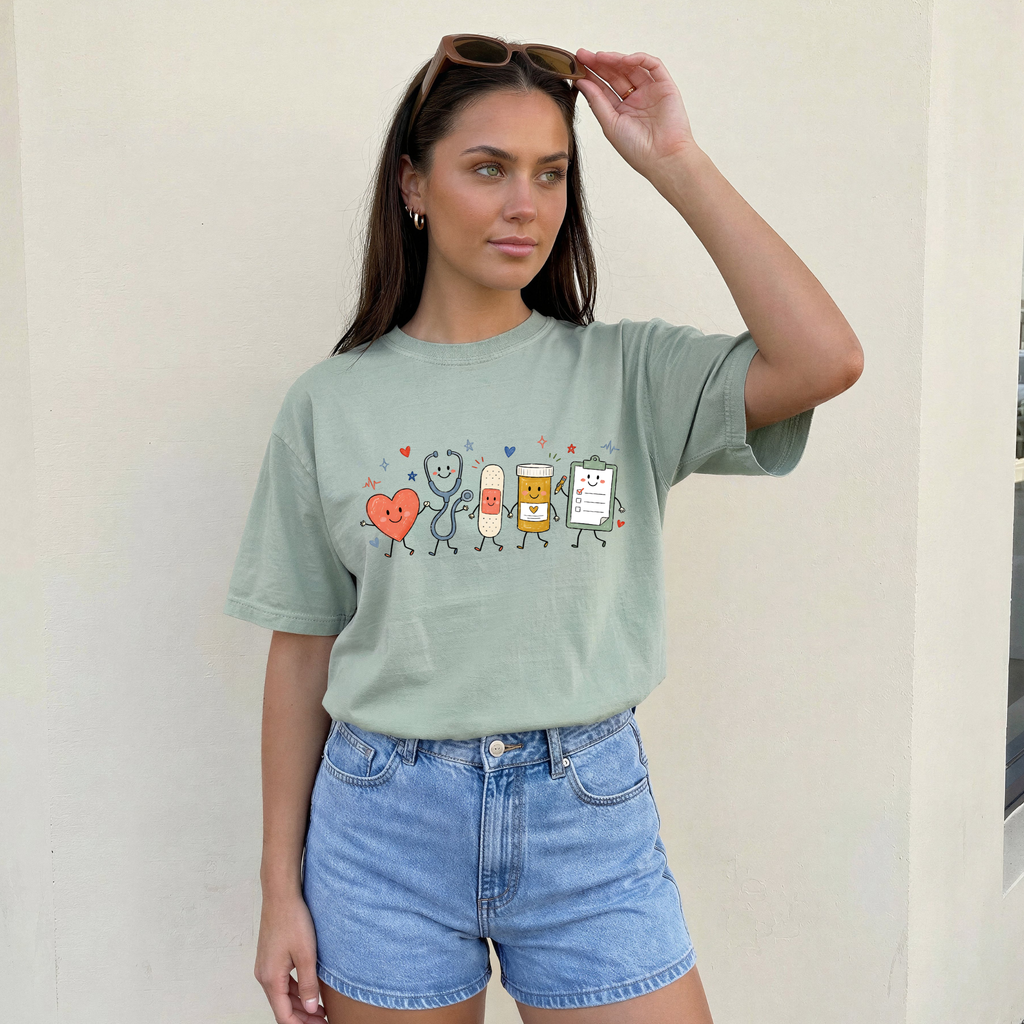 Nurse Doodle Tee - PRE ORDER