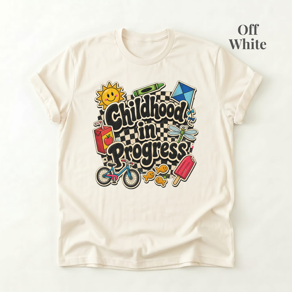 Childhood In Progress Tee - PRE ORDER