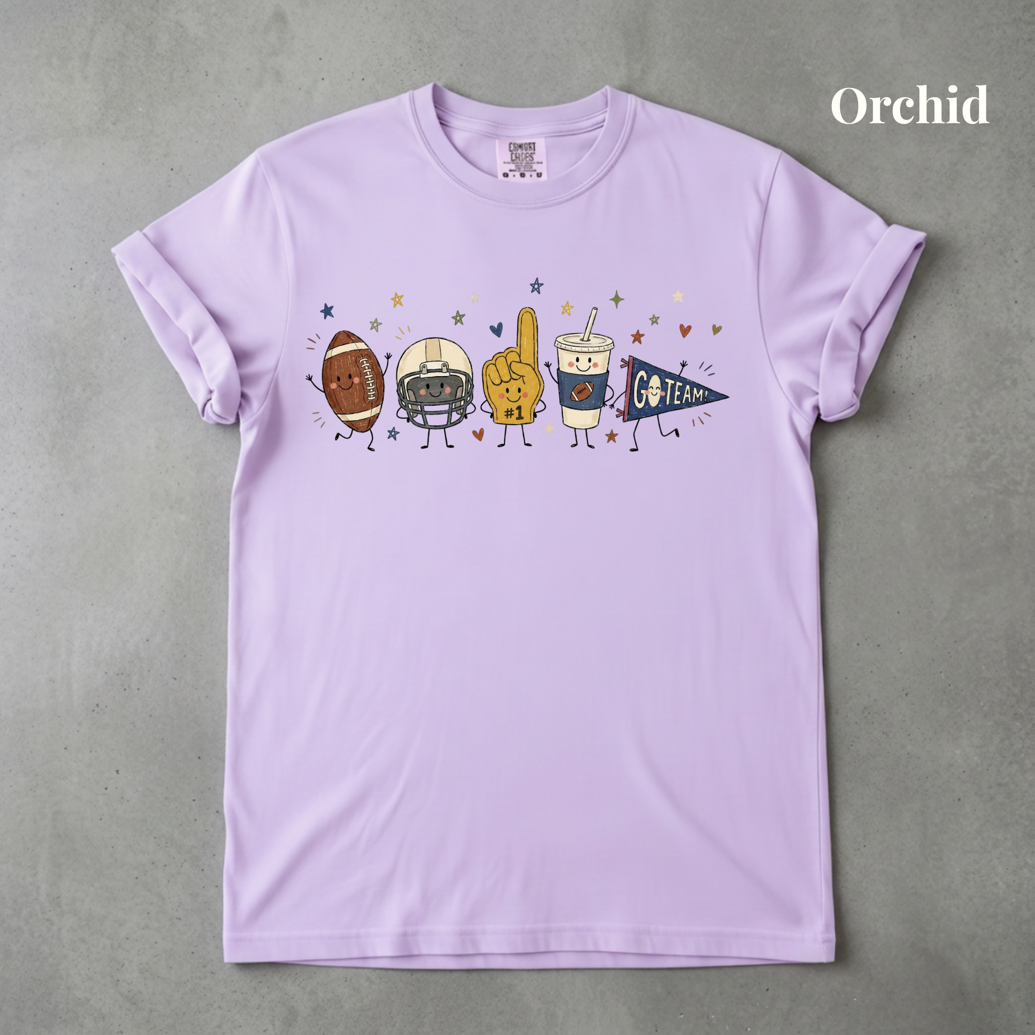 Football Doodle Graphic Tee