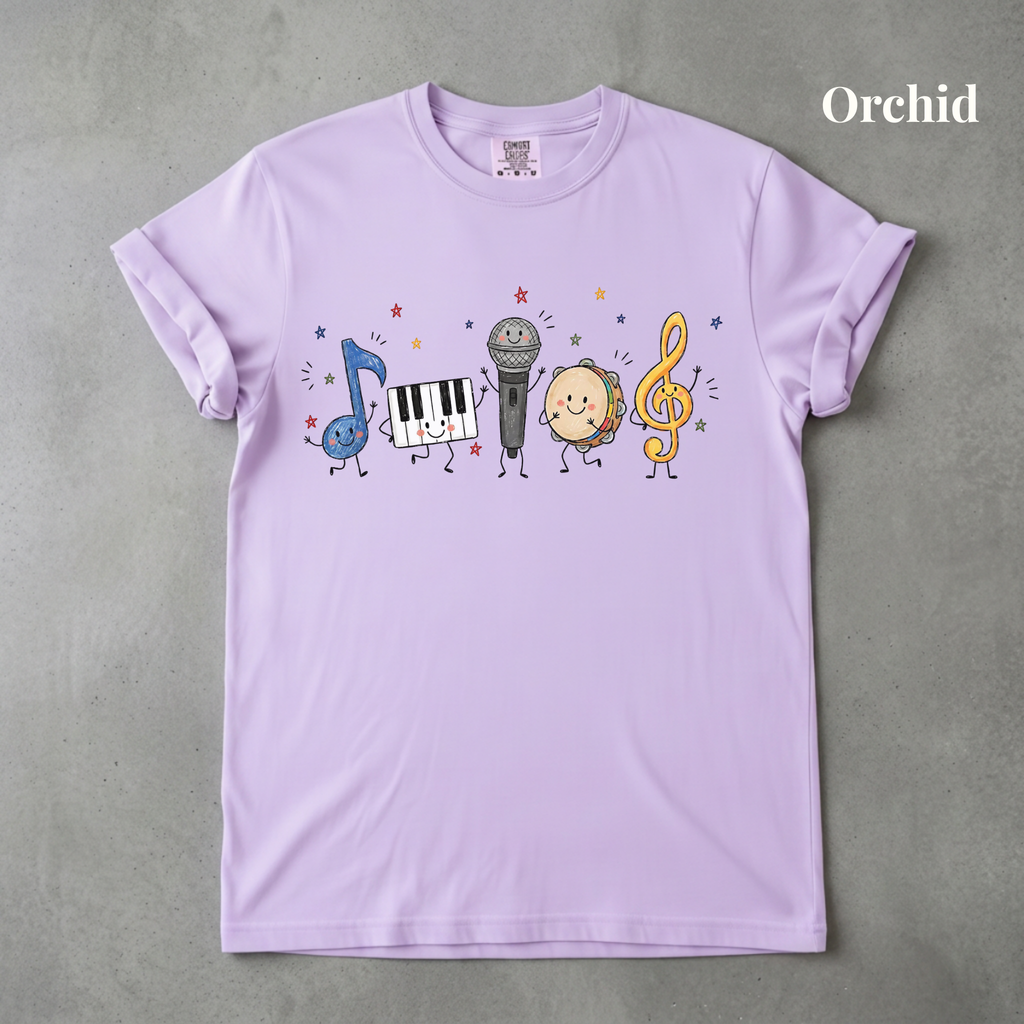 Music Teacher Doodle Tee - PRE ORDER