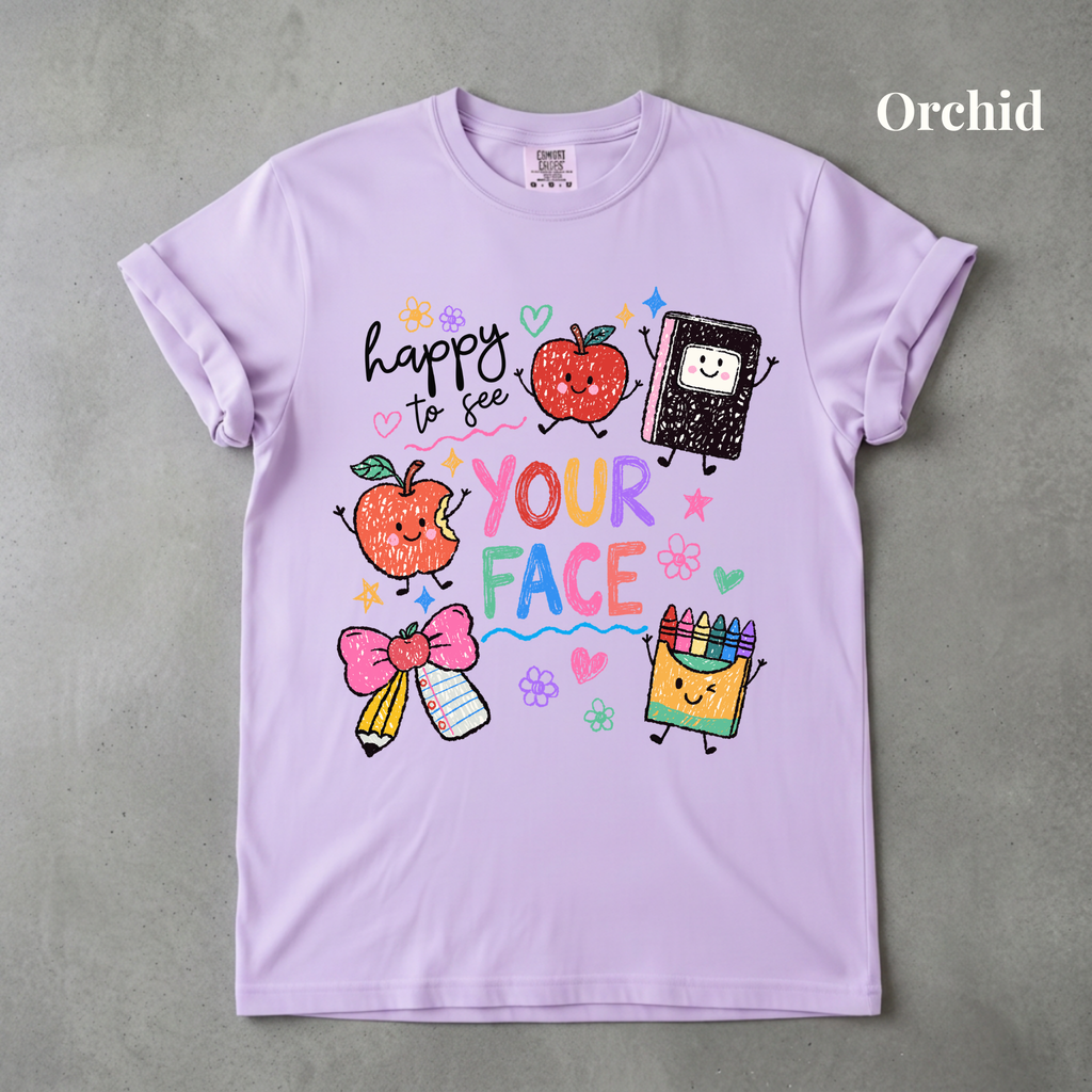 Happy to See Your Face Tee - PRE ORDER