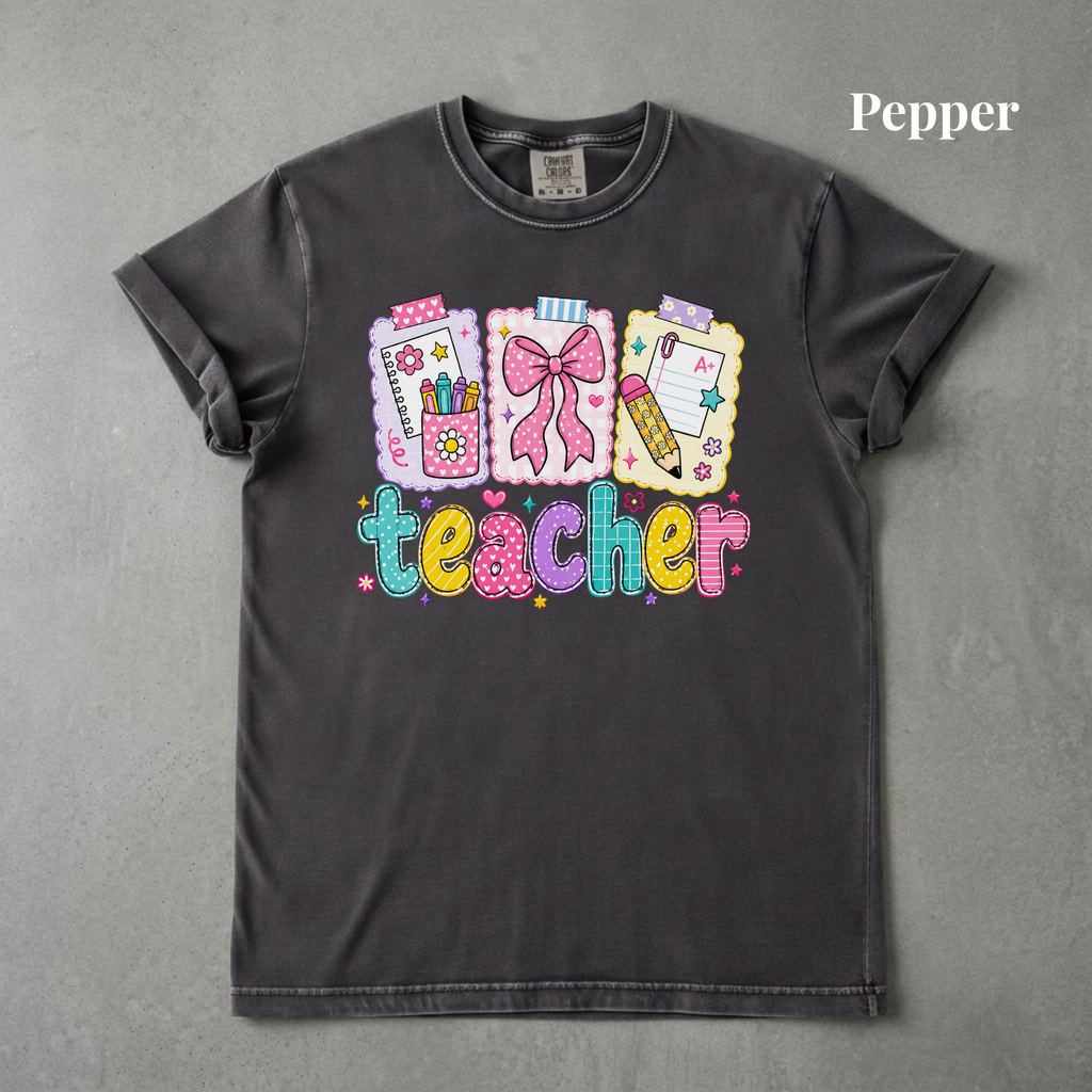 Cutesy Teacher Tee - PRE ORDER