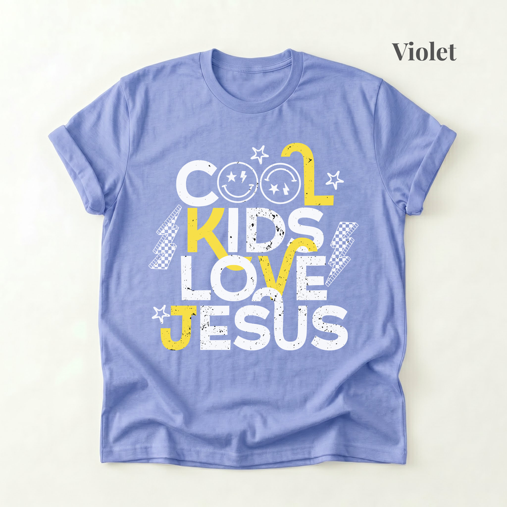 Cool Kids Love Jesus Retro Tee