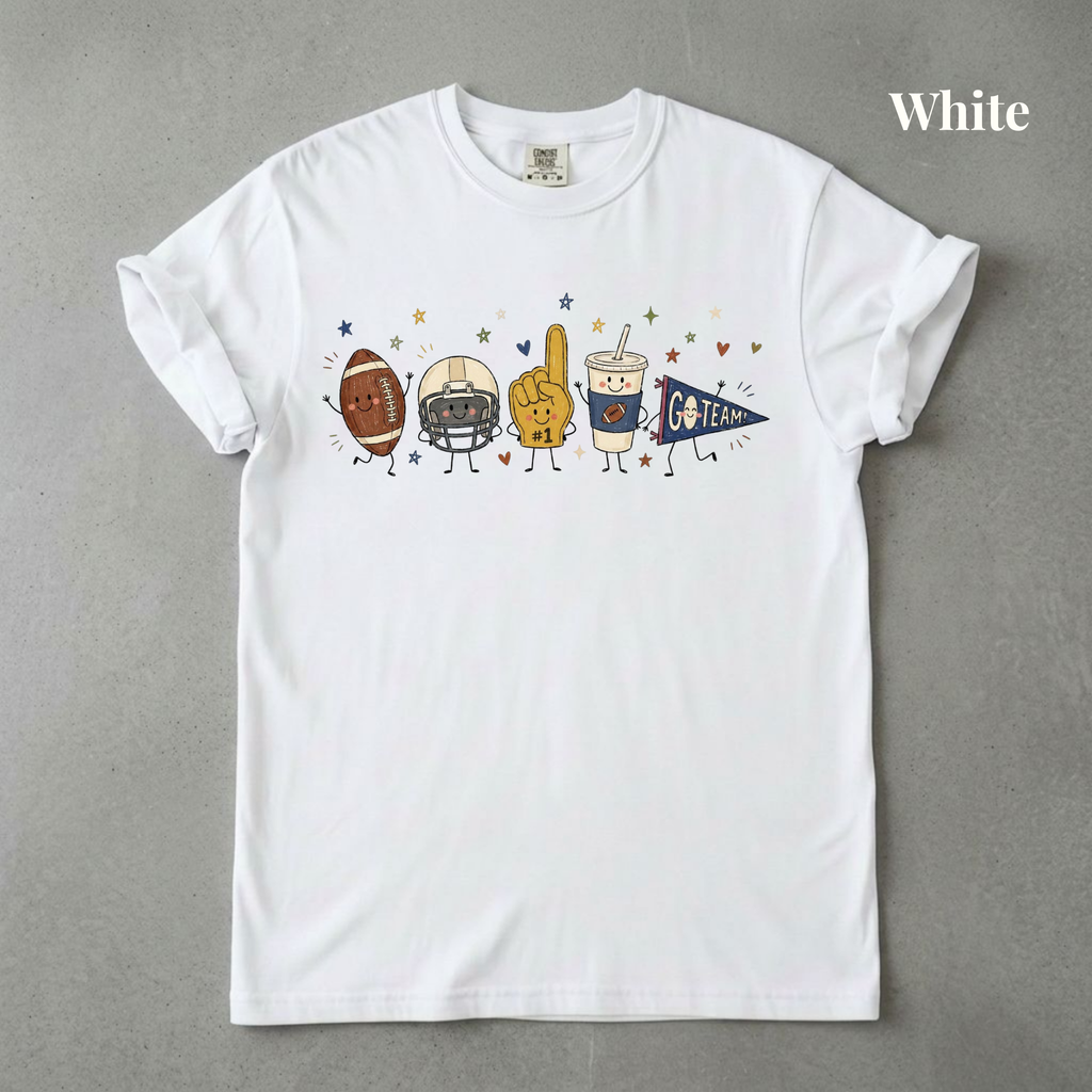 Football Doodle Graphic Tee