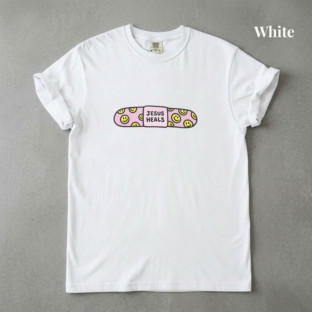 Jesus Heals Bandaid Tee - PRE ORDER