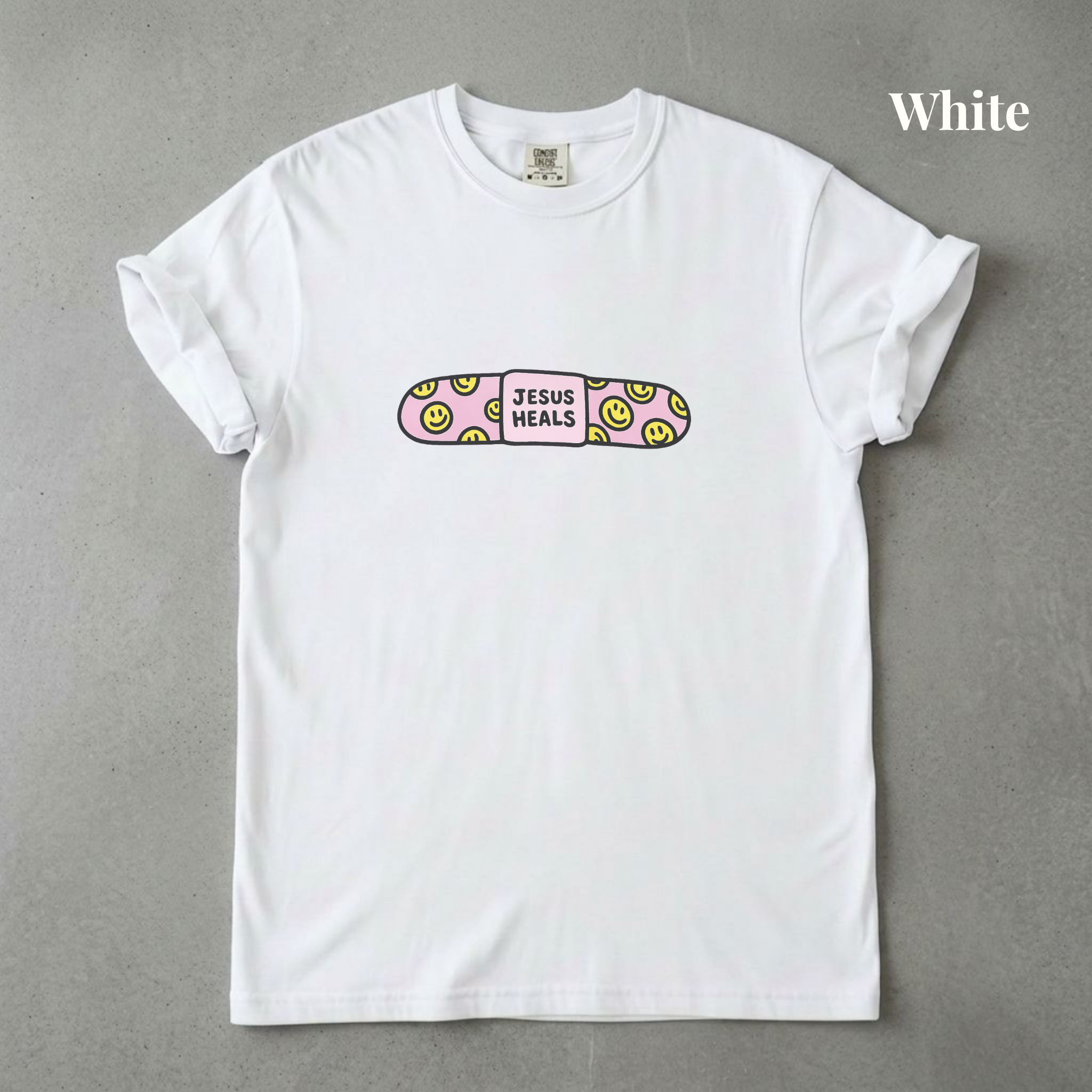 Jesus Heals Bandaid Tee - PRE ORDER
