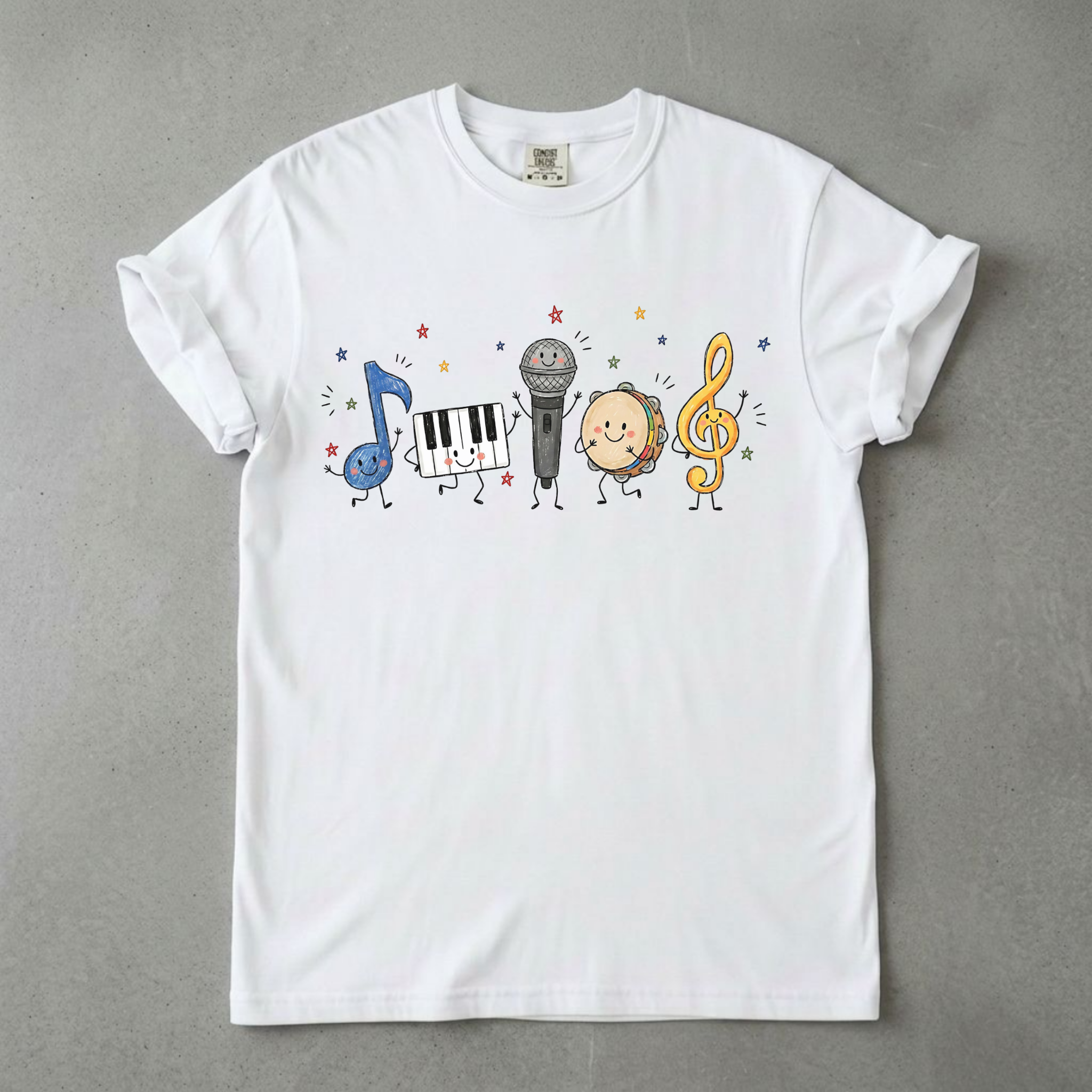 Music Teacher Doodle - DTF Transfer