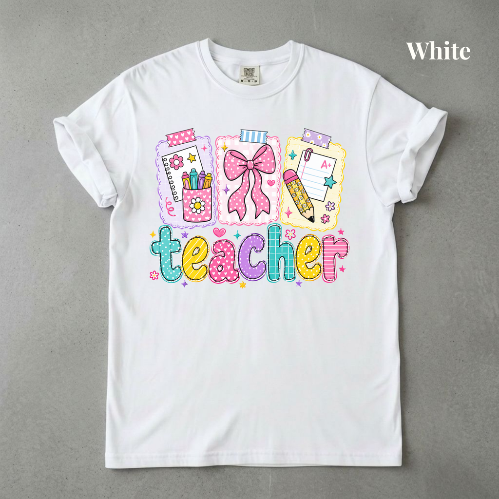 Cutesy Teacher Tee - PRE ORDER