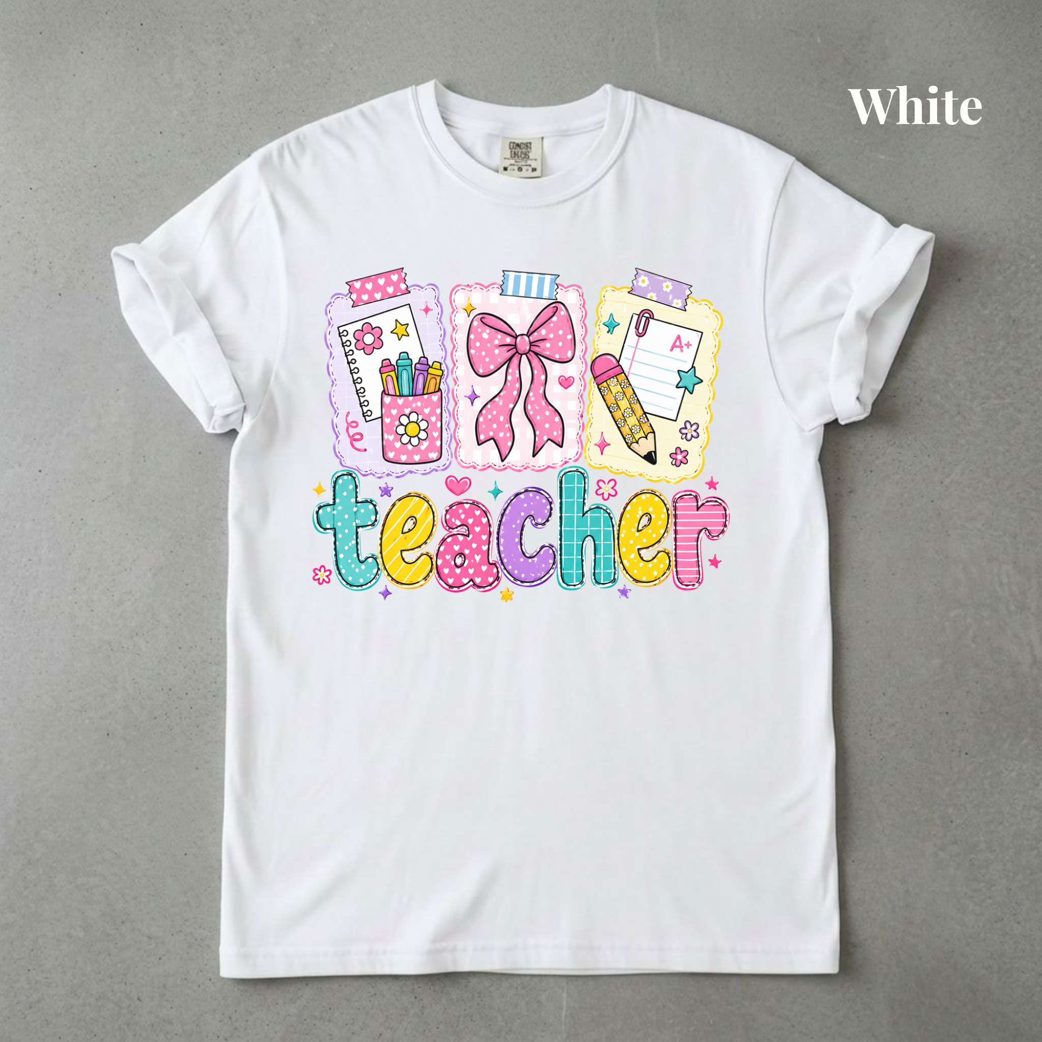 Cutesy Teacher Tee - PRE ORDER
