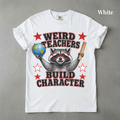 Weird Teachers Build Character Raccoon Tee